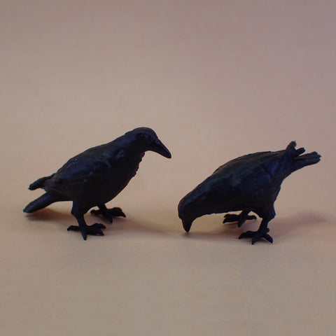 Pair of Ravens, 1/24th scale