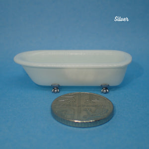 Claw foot bath tub, 1/48th scale