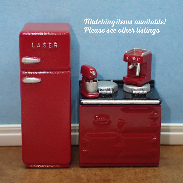 Retro style fridge, 1/48th scale