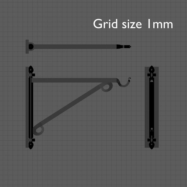 Fire crane, 1/24th scale