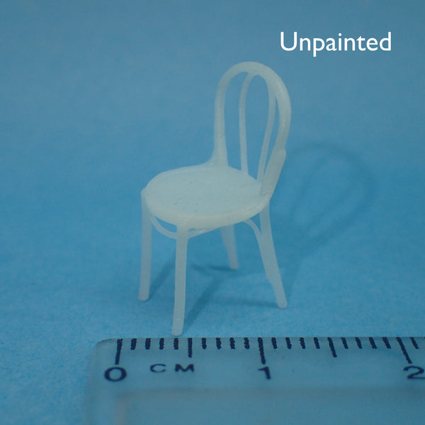 Bentwood style chair, 1/48th scale