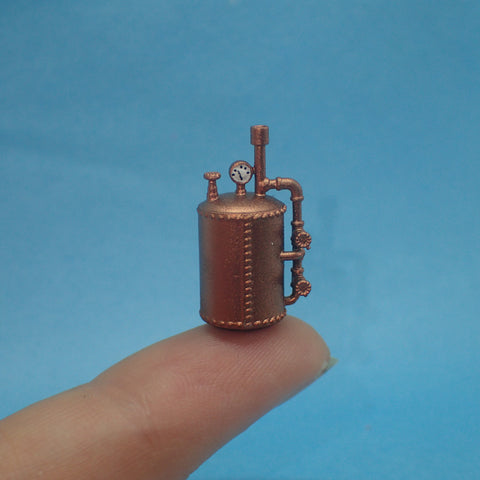 Hot water boiler, 1/48th scale