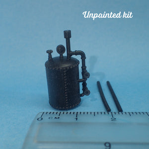 Hot water boiler, 1/48th scale