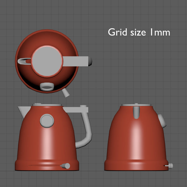 Electric kettle, 1/24th scale