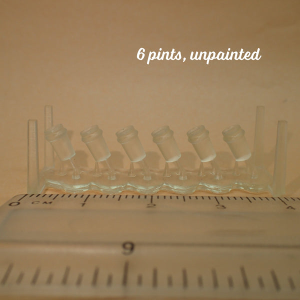 Drinking glasses, 1/24th scale