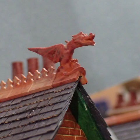 Dragon roof finial, 1/48th scale