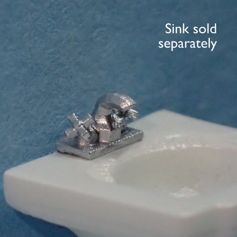 Art Deco sink taps, 1/48th scale