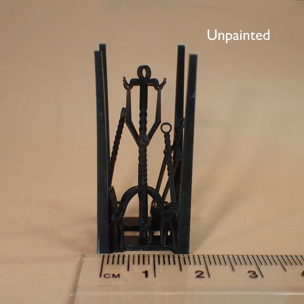 Fire irons set, 1/24th scale