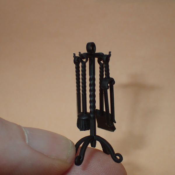 Fire irons set, 1/24th scale