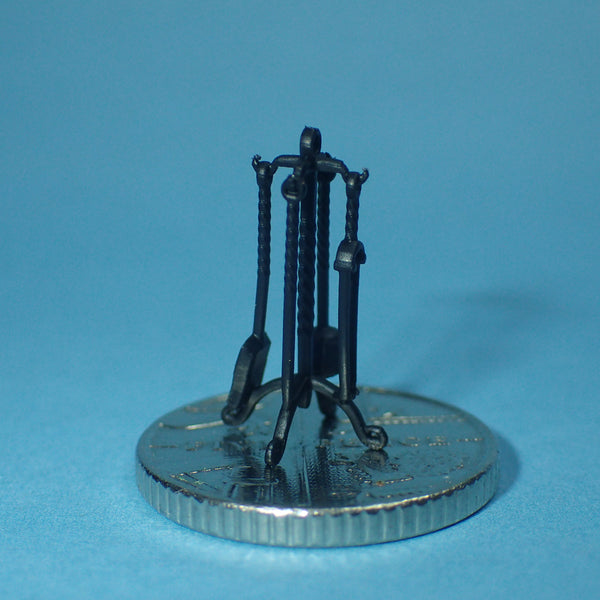 Fire irons set, 1/48th scale