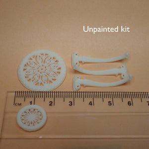 Ornate garden table, 1/24th scale