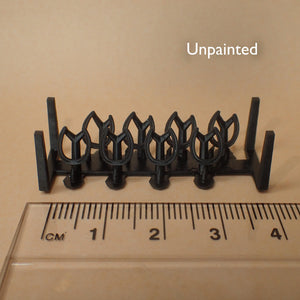 Eight horseshoes, 1/24 scale