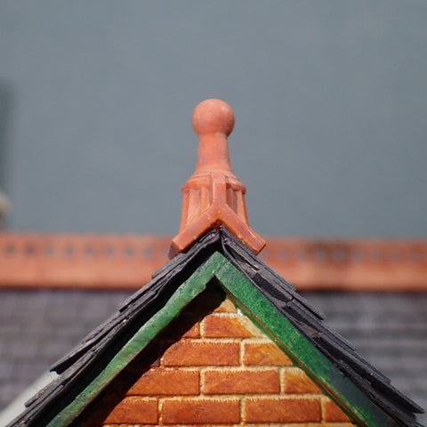Ball style roof finial, 1/48th scale