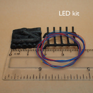 Tudor style fire basket, 1/24th scale