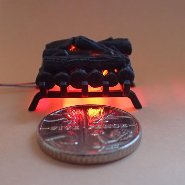 Tudor style fire basket, 1/24th scale