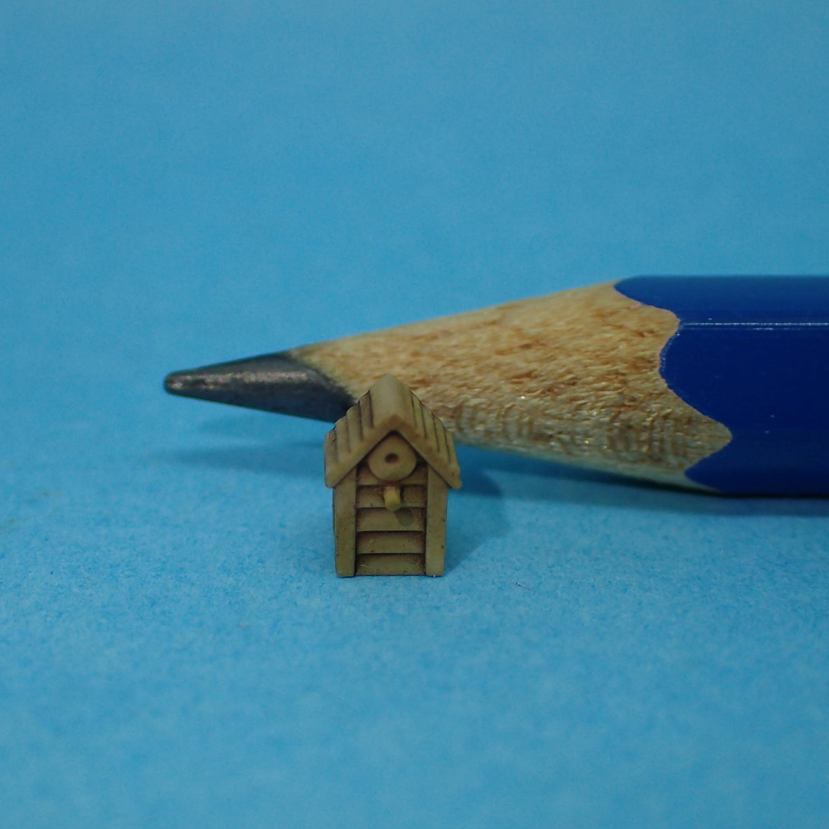 Bird nest box, 1/48th scale – Laser Shrink Ray Minis