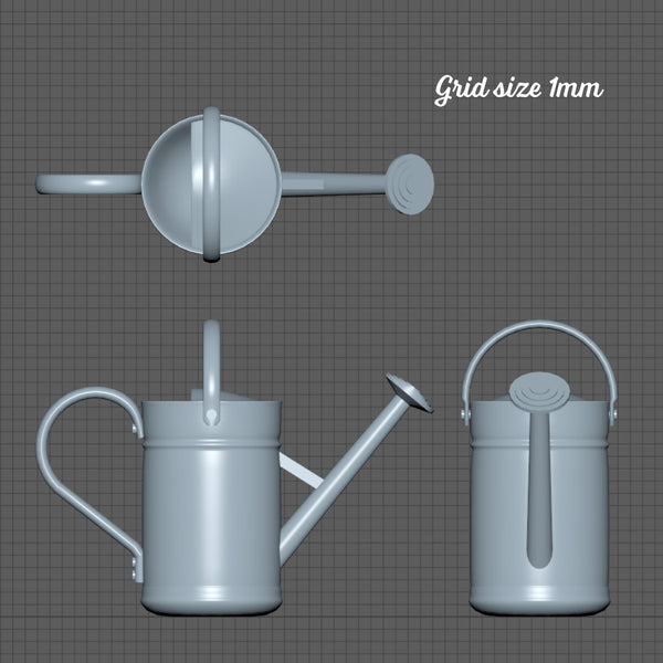Watering can, 1/24th scale