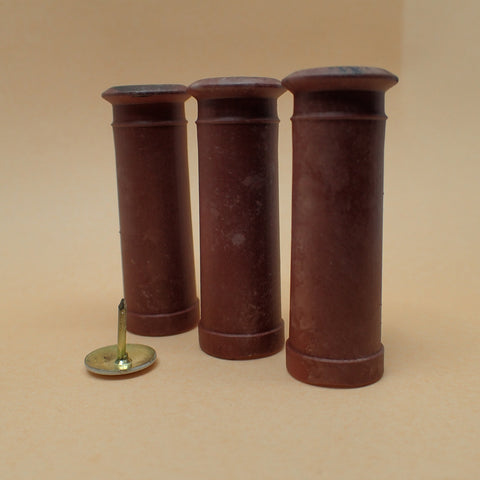 Set of 3 "Cannon" style chimney pots, 1/24th scale