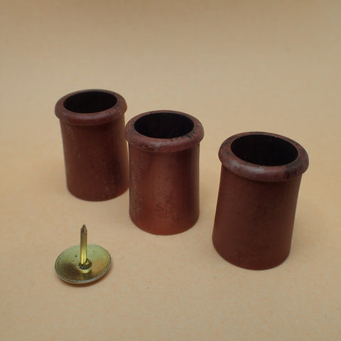 Roll top' style chimney pot set, 1/24th scale