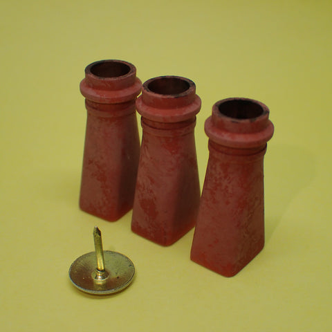 "Kensington" style chimney pot set, 1/32nd scale