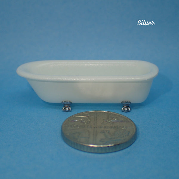 Claw foot bath tub, 1/48th scale