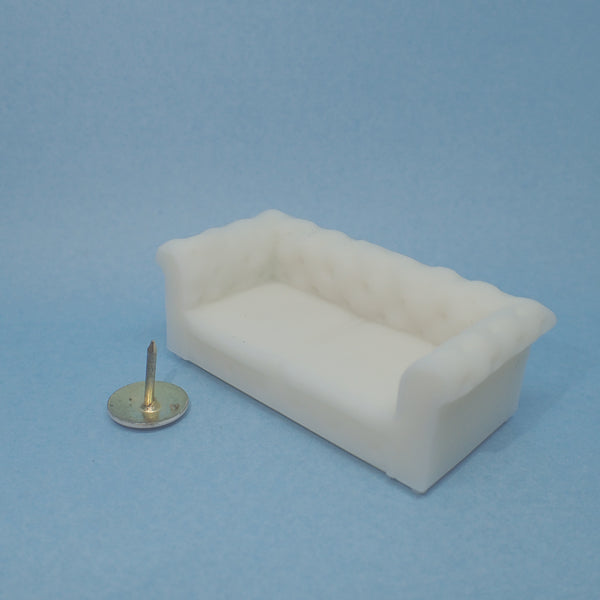 2 seat Chesterfield sofa, 1/48th scale