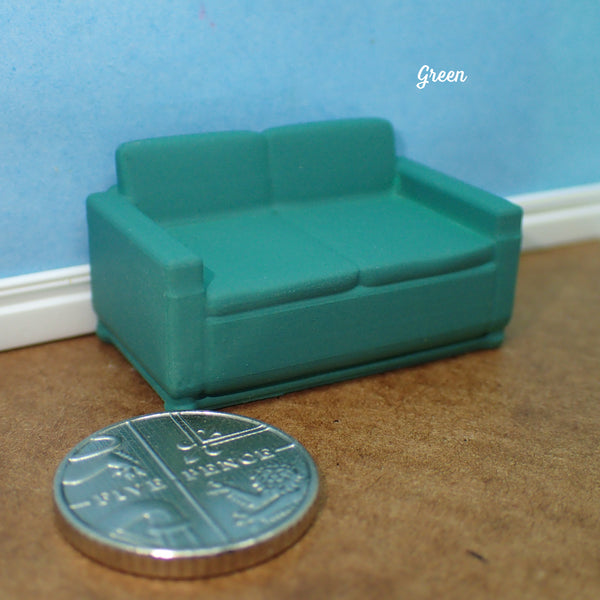Contemporary 2 seat sofa, 1/48th scale