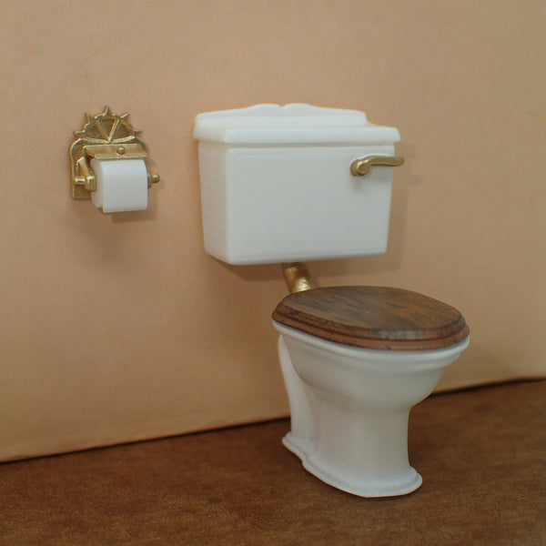 Ornate toilet roll, 1/24th scale