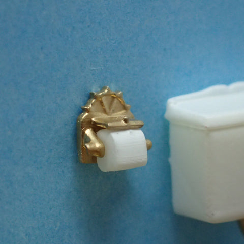 Ornate toilet roll, 1/48th scale