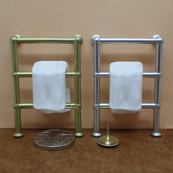 Traditional style towel rail, 1/24th scale