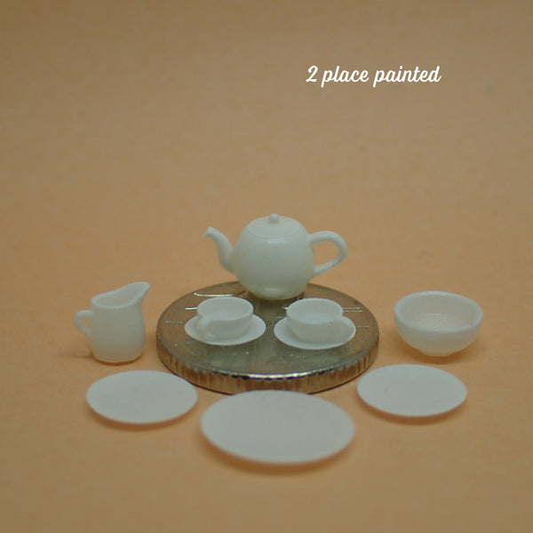 Classic tea set, 1/24th scale