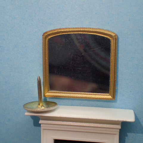 Overmantel mirror, 1/48th scale