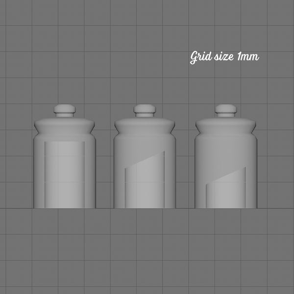 Storage jars, 1/48th scale