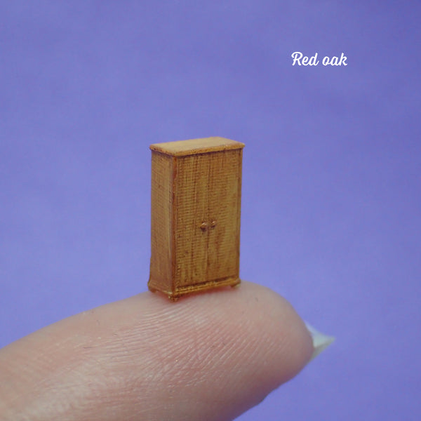 Simple 'wooden' wardrobe, 1/144th micro scale