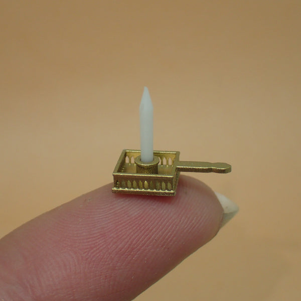 Square chamber candlestick, 1/24th scale