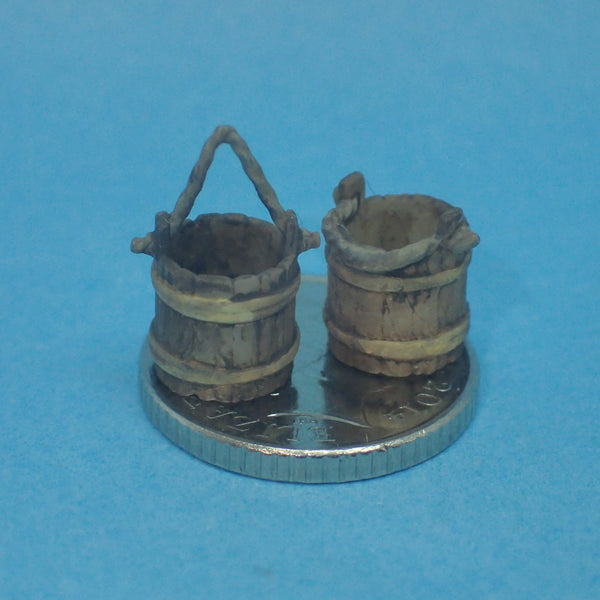 Wooden effect bucket, 1/48th scale
