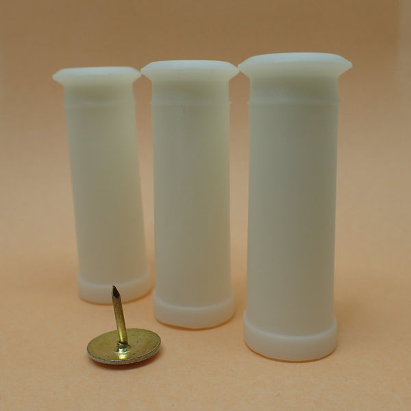 Set of 3 "Cannon" style chimney pots, 1/24th scale
